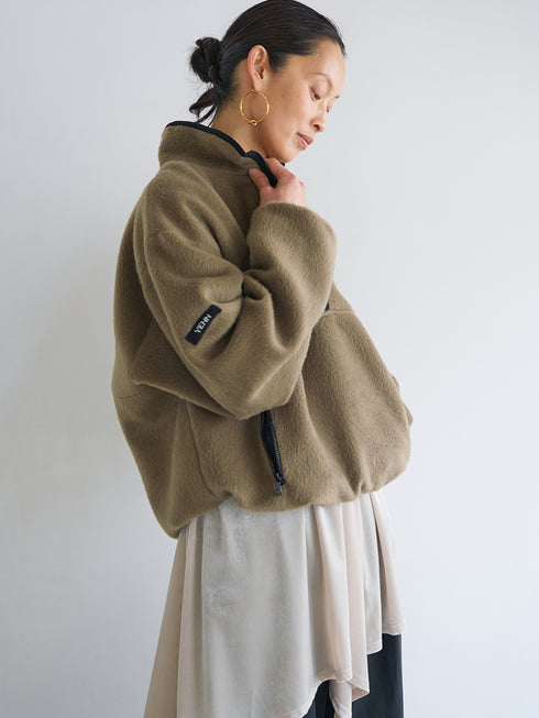 【 予約:8月中旬 】SHAGGY HALF ZIP JK /Y254-41126-4