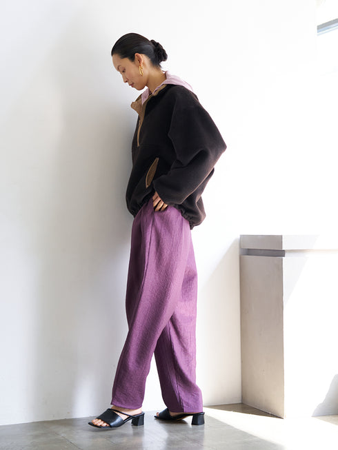 【 予約:8月中旬 】SHAGGY HALF ZIP JK /Y254-41126-4