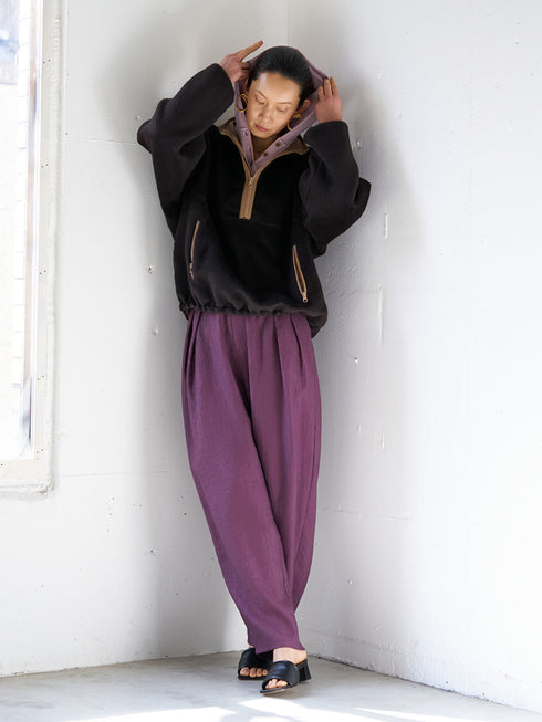 【 予約:8月中旬 】SHAGGY HALF ZIP JK /Y254-41126-4