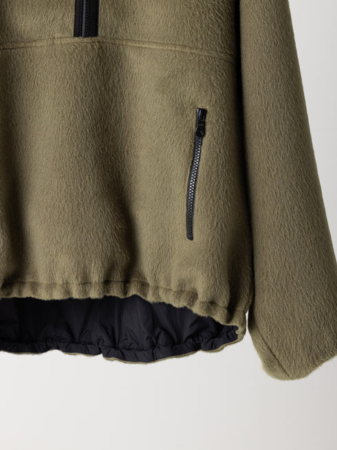 【 予約:8月中旬 】SHAGGY HALF ZIP JK /Y254-41126-4