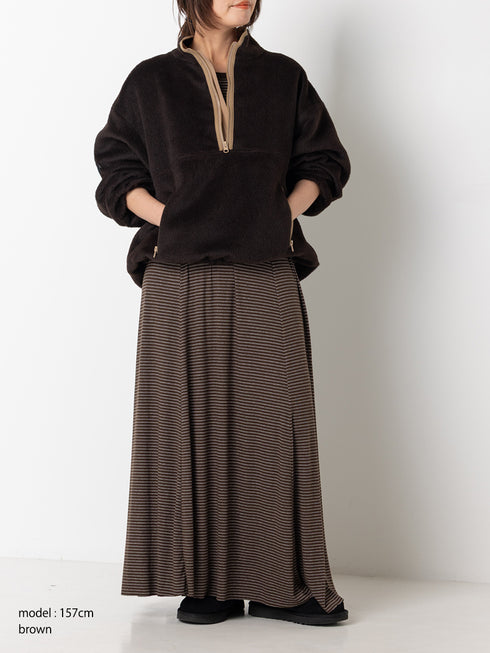 【 予約:8月中旬 】SHAGGY HALF ZIP JK /Y254-41126-4