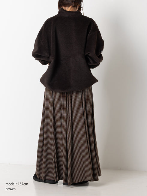 【 予約:8月中旬 】SHAGGY HALF ZIP JK /Y254-41126-4