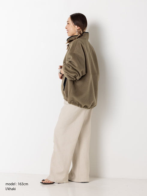 【 予約:8月中旬 】SHAGGY HALF ZIP JK /Y254-41126-4