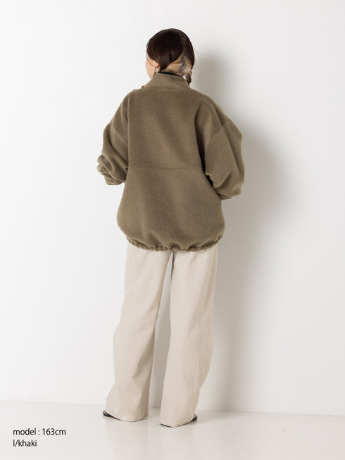 【 予約:8月中旬 】SHAGGY HALF ZIP JK /Y254-41126-4
