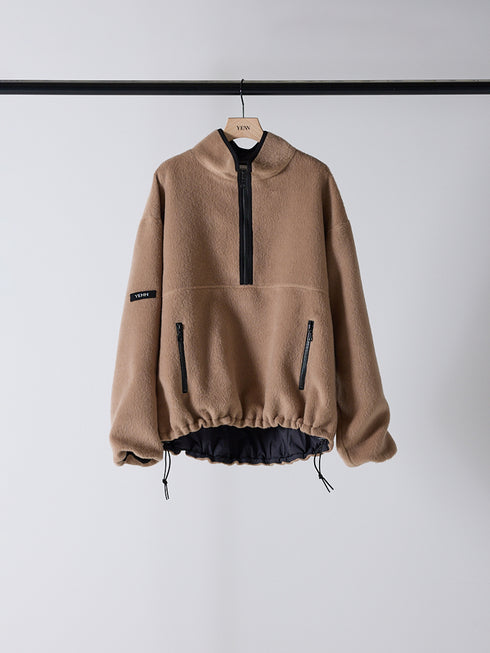 【 予約:12月中旬~下旬 】SHAGGY HALF ZIP JK /Y254-41126-3