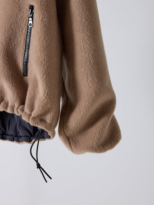 【 予約:12月中旬~下旬 】SHAGGY HALF ZIP JK /Y254-41126-3