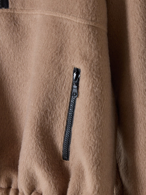 【 予約:12月中旬~下旬 】SHAGGY HALF ZIP JK /Y254-41126-3