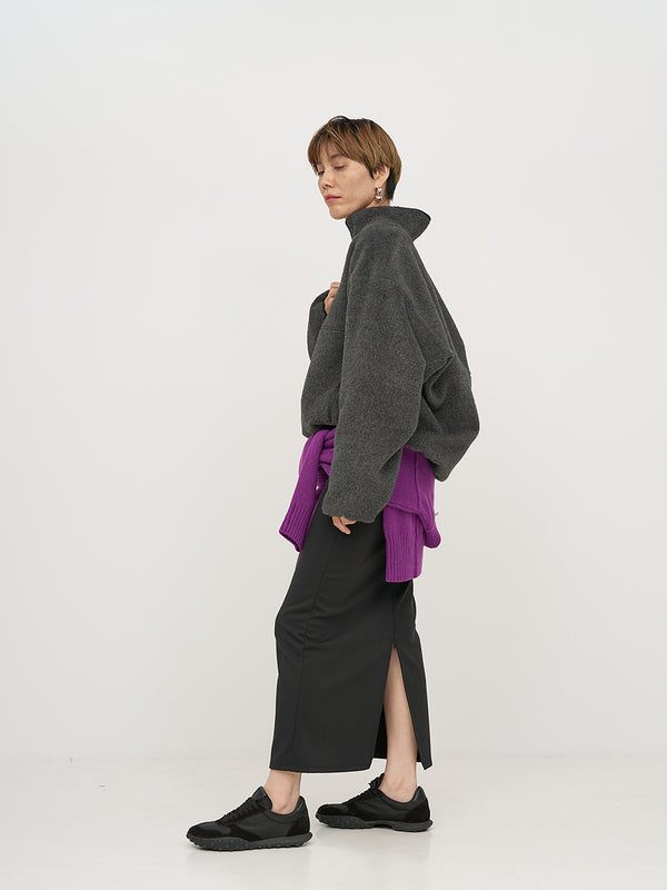 【 予約:12月中旬~下旬 】SHAGGY HALF ZIP JK /Y254-41126-2