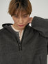 【 予約:8月中旬 】SHAGGY HALF ZIP JK /Y254-41126-4