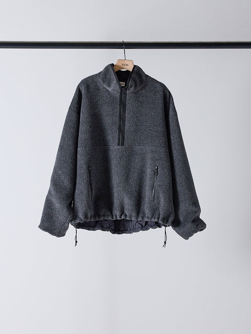 【 予約:8月中旬 】SHAGGY HALF ZIP JK /Y254-41126-4