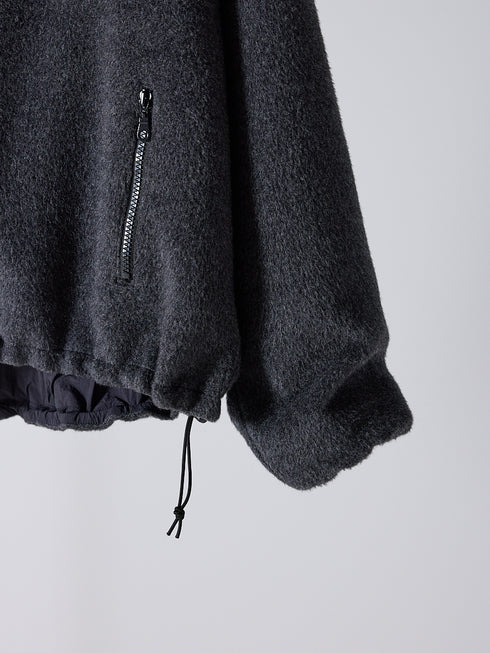 【 予約:12月中旬~下旬 】SHAGGY HALF ZIP JK /Y254-41126-3
