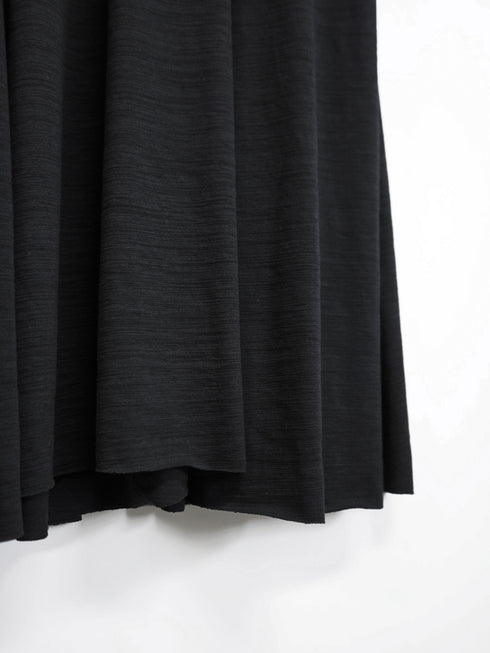 SLUB FLARE DRESS/Y254-51135