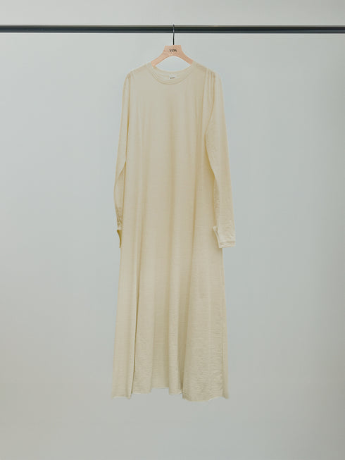 SLUB FLARE DRESS/Y254-51135