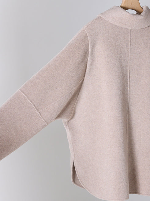 ZIP COLLAR MID COAT /Y254-71130