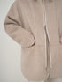 ZIP COLLAR MID COAT /Y254-71130