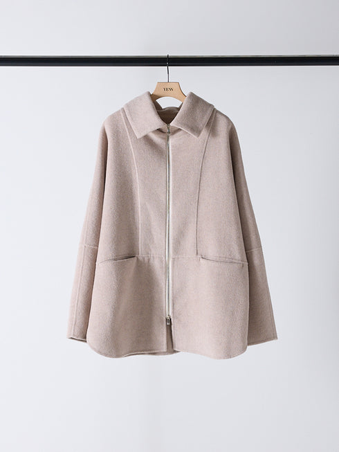 ZIP COLLAR MID COAT /Y254-71130