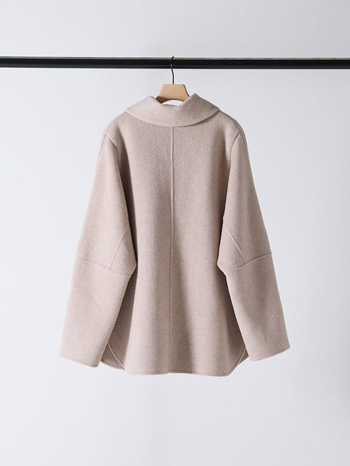 ZIP COLLAR MID COAT /Y254-71130
