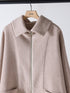 ZIP COLLAR MID COAT /Y254-71130