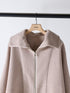 ZIP COLLAR MID COAT /Y254-71130