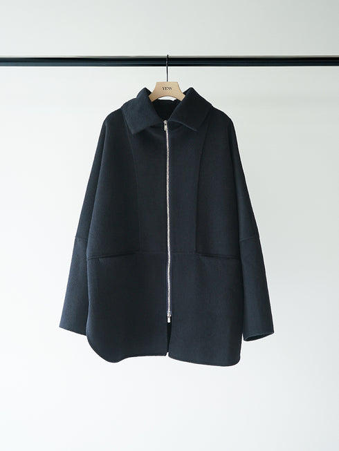 ZIP COLLAR MID COAT /Y254-71130