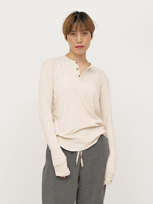 HENRY NECK LONG TEE /Y254-81110