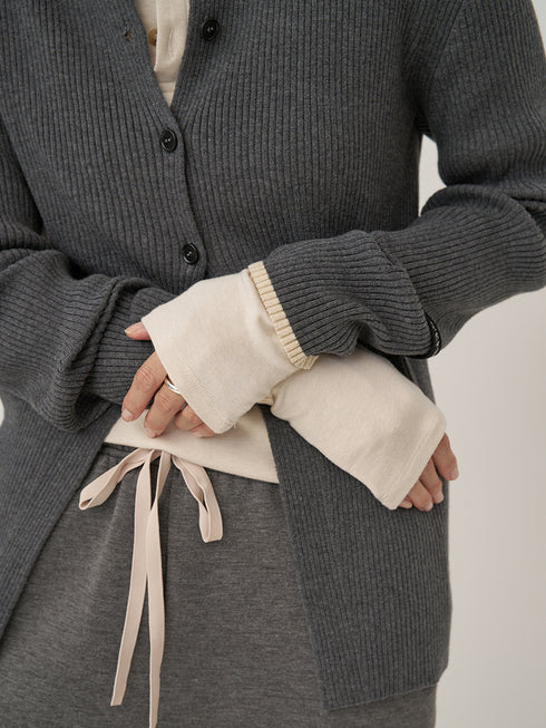 HENRY NECK LONG TEE /Y254-81110