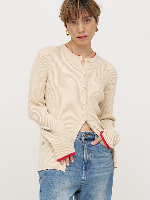 WOOL RIB CREW CD /Y254-91121