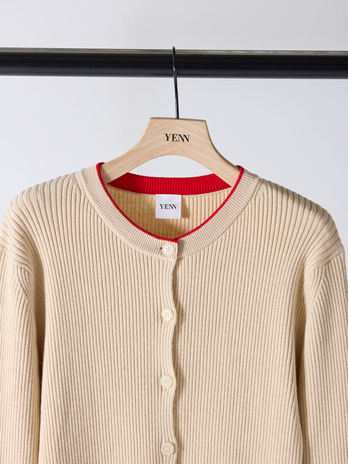 WOOL RIB CREW CD /Y254-91121