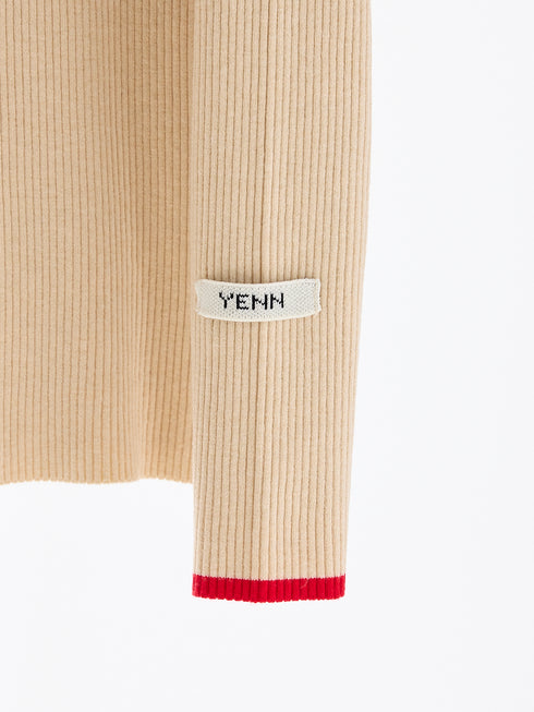 WOOL RIB CREW CD /Y254-91121