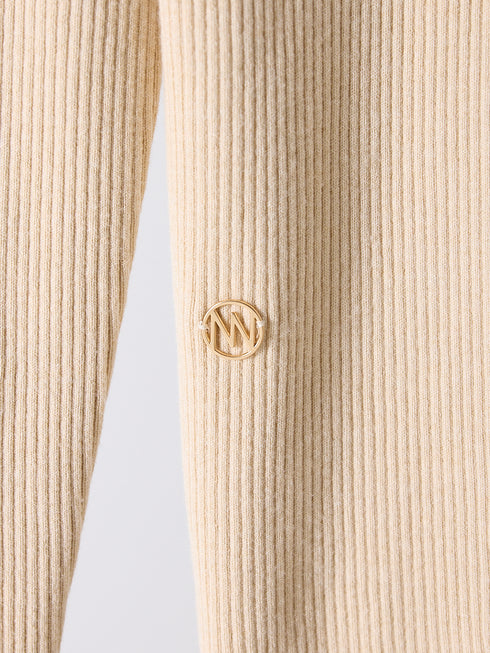 WOOL RIB CREW CD /Y254-91121