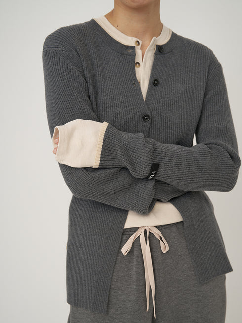 WOOL RIB CREW CD /Y254-91121