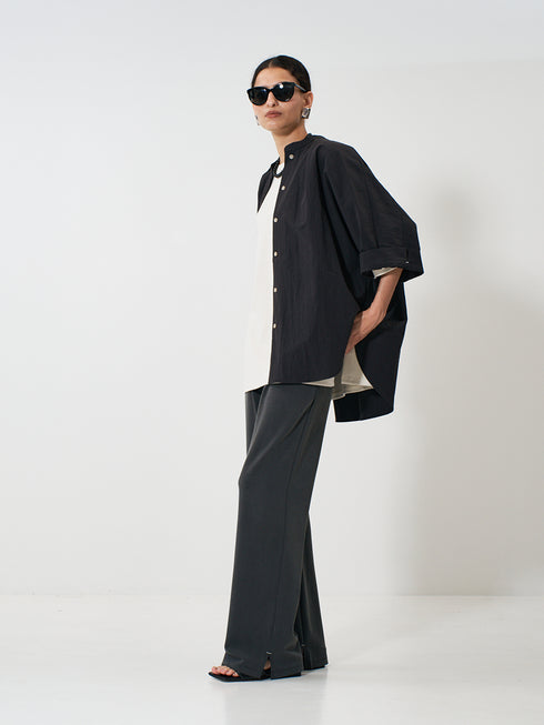 【 予約:2月上旬 】ROUND FORM SHIRT /Y261-11005