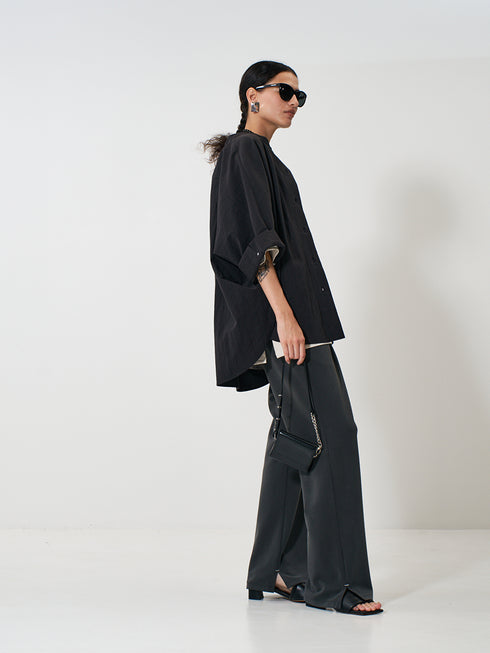 【 予約:2月上旬 】ROUND FORM SHIRT /Y261-11005