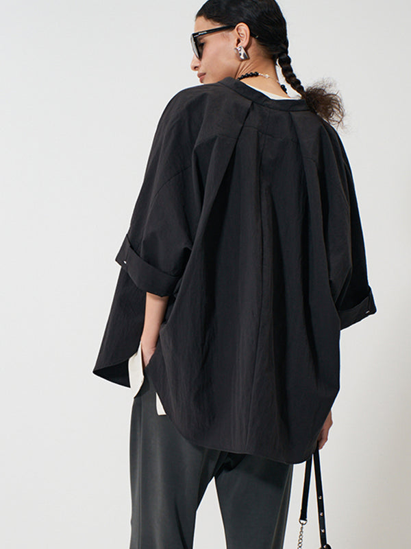 【 予約:2月上旬 】ROUND FORM SHIRT /Y261-11005