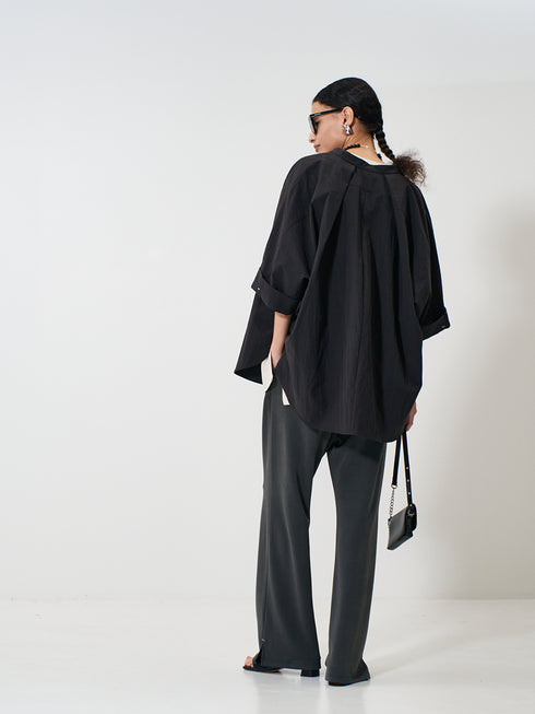 【 予約:2月上旬 】ROUND FORM SHIRT /Y261-11005