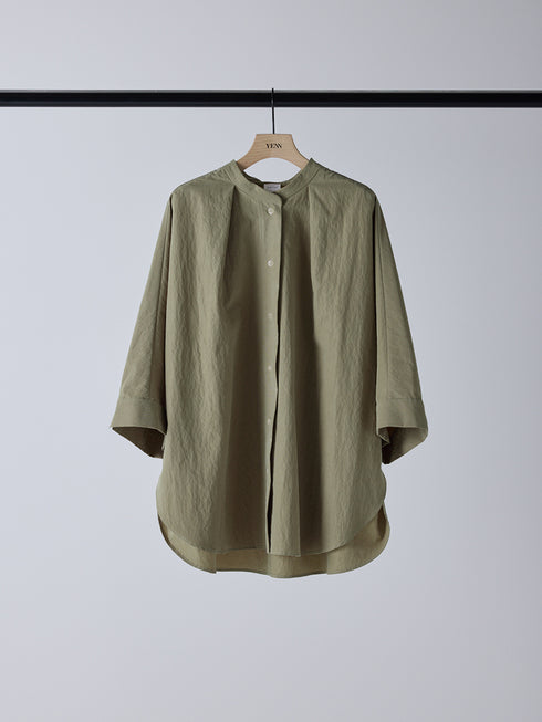 【 予約:2月上旬 】ROUND FORM SHIRT /Y261-11005