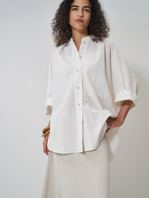 【 予約:2月上旬 】ROUND FORM SHIRT /Y261-11005