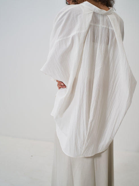 【 予約:2月上旬 】ROUND FORM SHIRT /Y261-11005