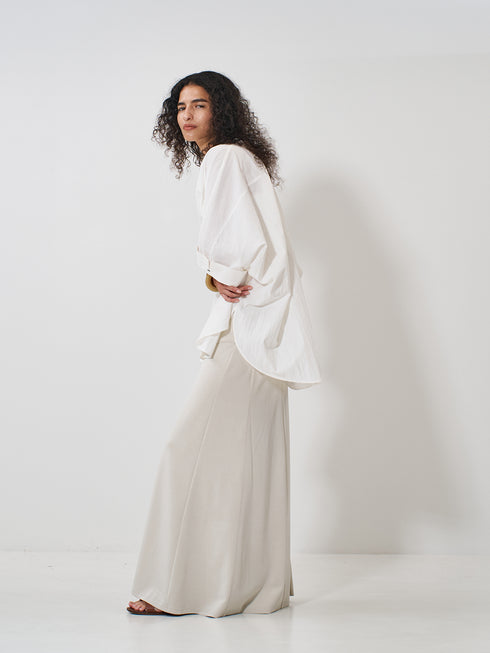 【 予約:2月上旬 】ROUND FORM SHIRT /Y261-11005