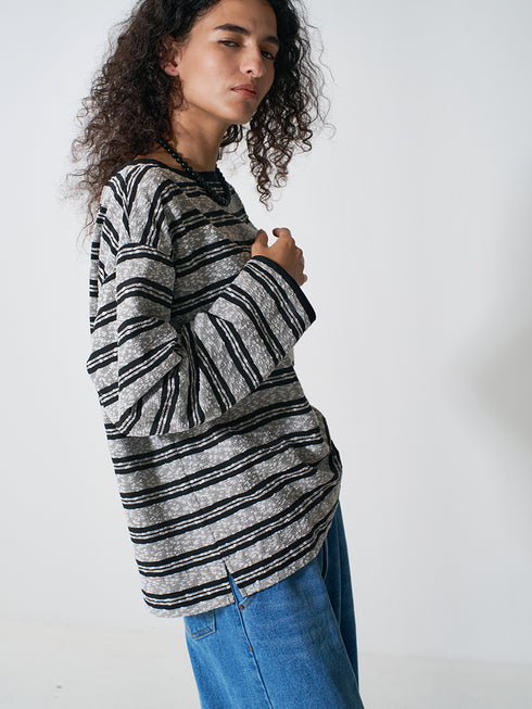 【 予約:2月上旬 】STP LONG TEE BLOUSE /Y261-11009