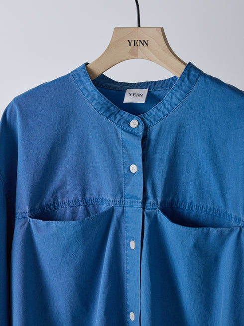 【 予約:2月上旬 】PIGMENT WASHED SHIRT /Y261-12007