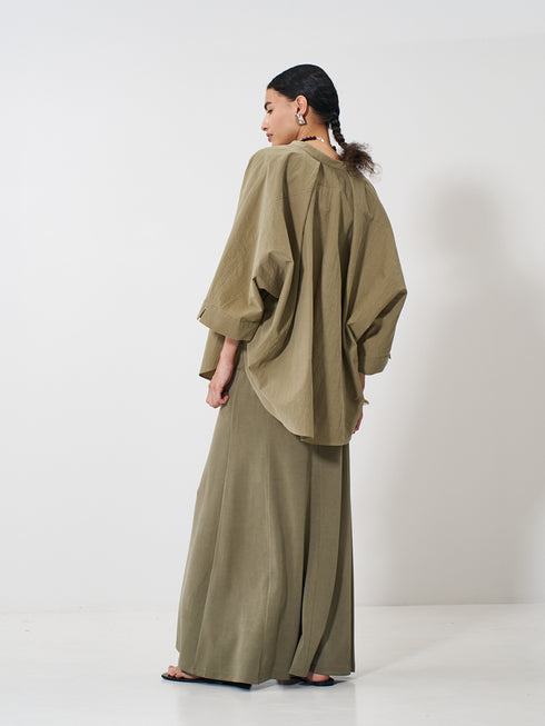 【 予約:2月上旬 】FIBRIL JERSEY SKIRT /Y261-21023