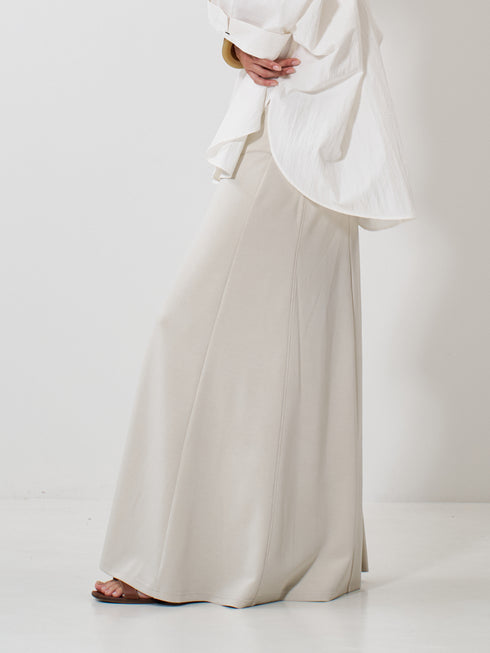 【 予約:2月上旬 】FIBRIL JERSEY SKIRT /Y261-21023