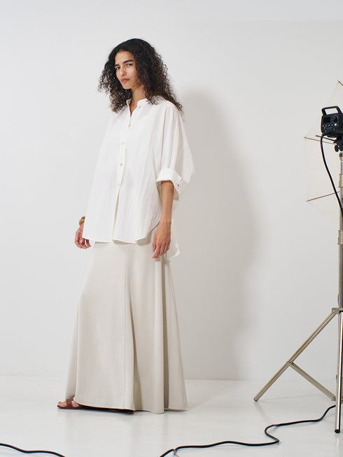 【 予約:2月上旬 】FIBRIL JERSEY SKIRT /Y261-21023