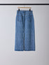 【 予約:2月上旬 】LASER CUT DENIM SK /Y261-22002