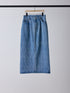 【 予約:2月上旬 】LASER CUT DENIM SK /Y261-22002