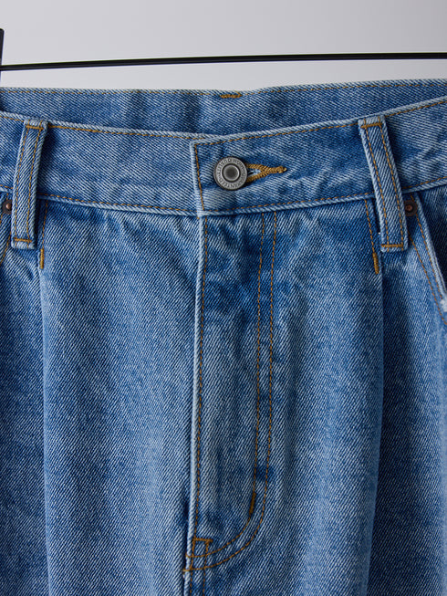 【 予約:2月上旬 】LASER CUT DENIM SK /Y261-22002