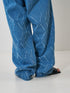 【 予約:2月上旬 】LASER CUT WIDE DENIM /Y261-31001