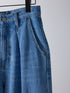 【 予約:2月上旬 】LASER CUT WIDE DENIM /Y261-31001