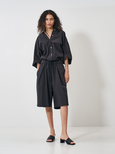 【 予約:2月上旬 】ROUND FORM SHIRT /Y261-11005